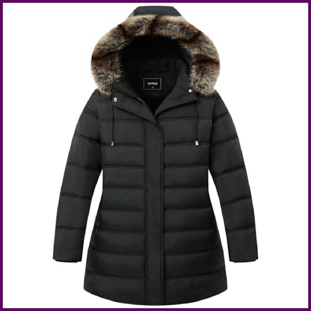 Plus Size Down Puffer Jacket Windproof Waterproof… - image 2